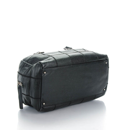 Chanel Caviar Square Stitched Shoulder Bag Black 4 of 7