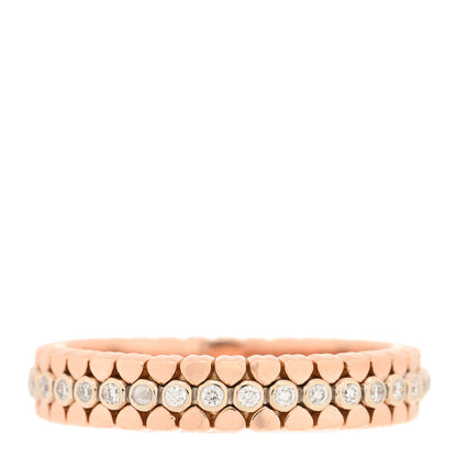 Tiffany 18K Rose Gold Diamond Paloma Picasso Crown of Hearts Band Ring 56 7.5 1 of 4