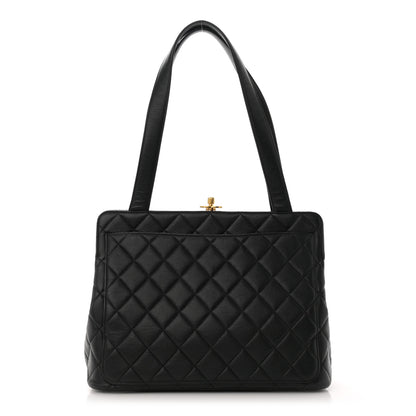 Chanel Caviar Quilted Frame Shoulder Bag Black 1 of 11
