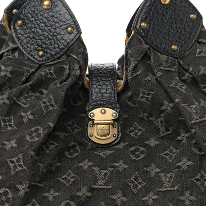 Louis Vuitton Denim Mahina XL Black 7 of 18