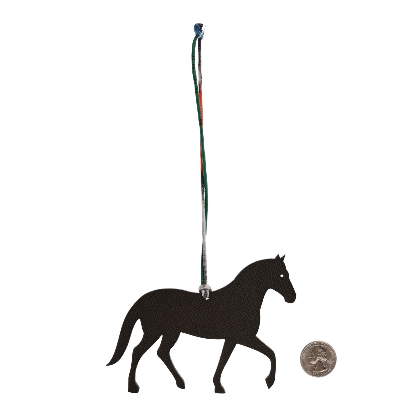 Epsom Togo Petit H Bag Charm Horse GM