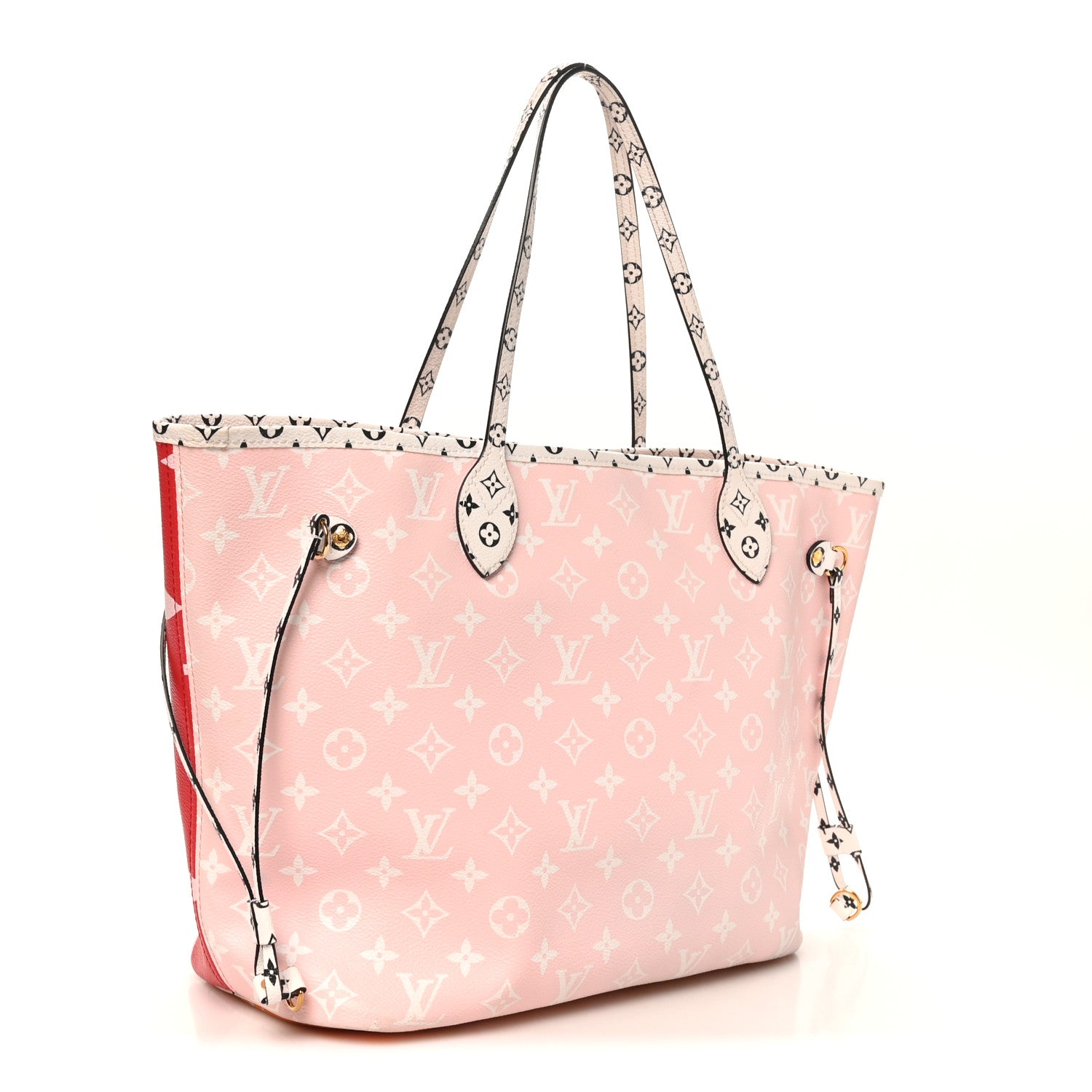 Louis Vuitton Monogram Giant Neverfull MM Rouge 4 of 11
