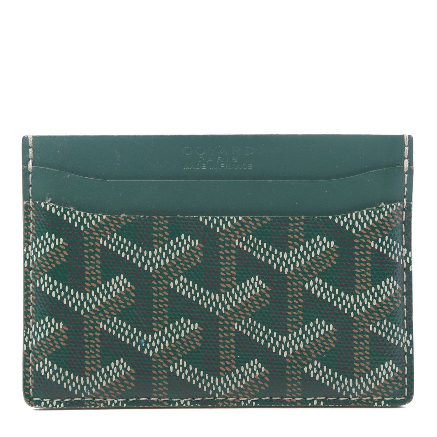Goyard Goyardine Saint Sulpice Card Holder Green 1 of 6