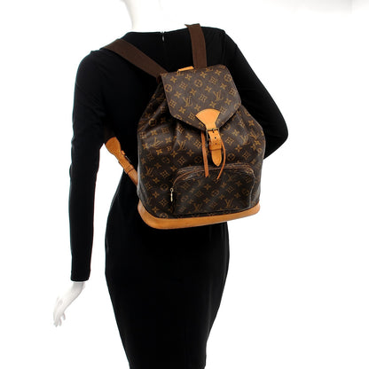Louis Vuitton Monogram Montsouris GM Backpack 2 of 17