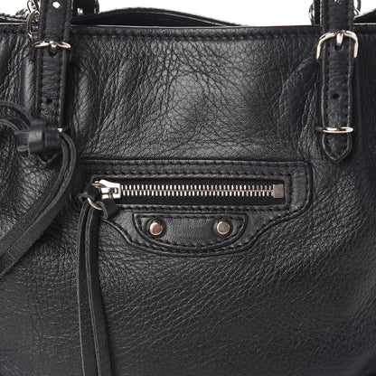 Balenciaga Calfskin Papier Mini A4 Tote Black 14 of 16