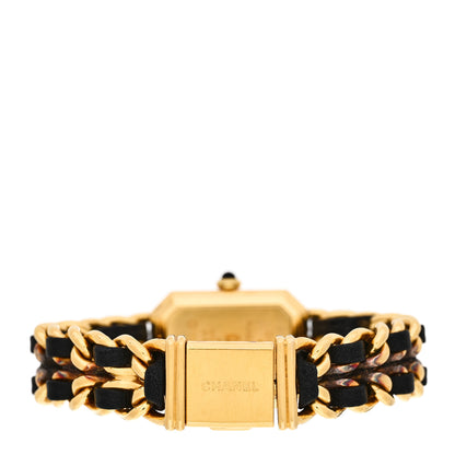 Chanel Stainless Steel Lambskin 20mm Chain Premiere Quartz Watch Gold M 3 of 5