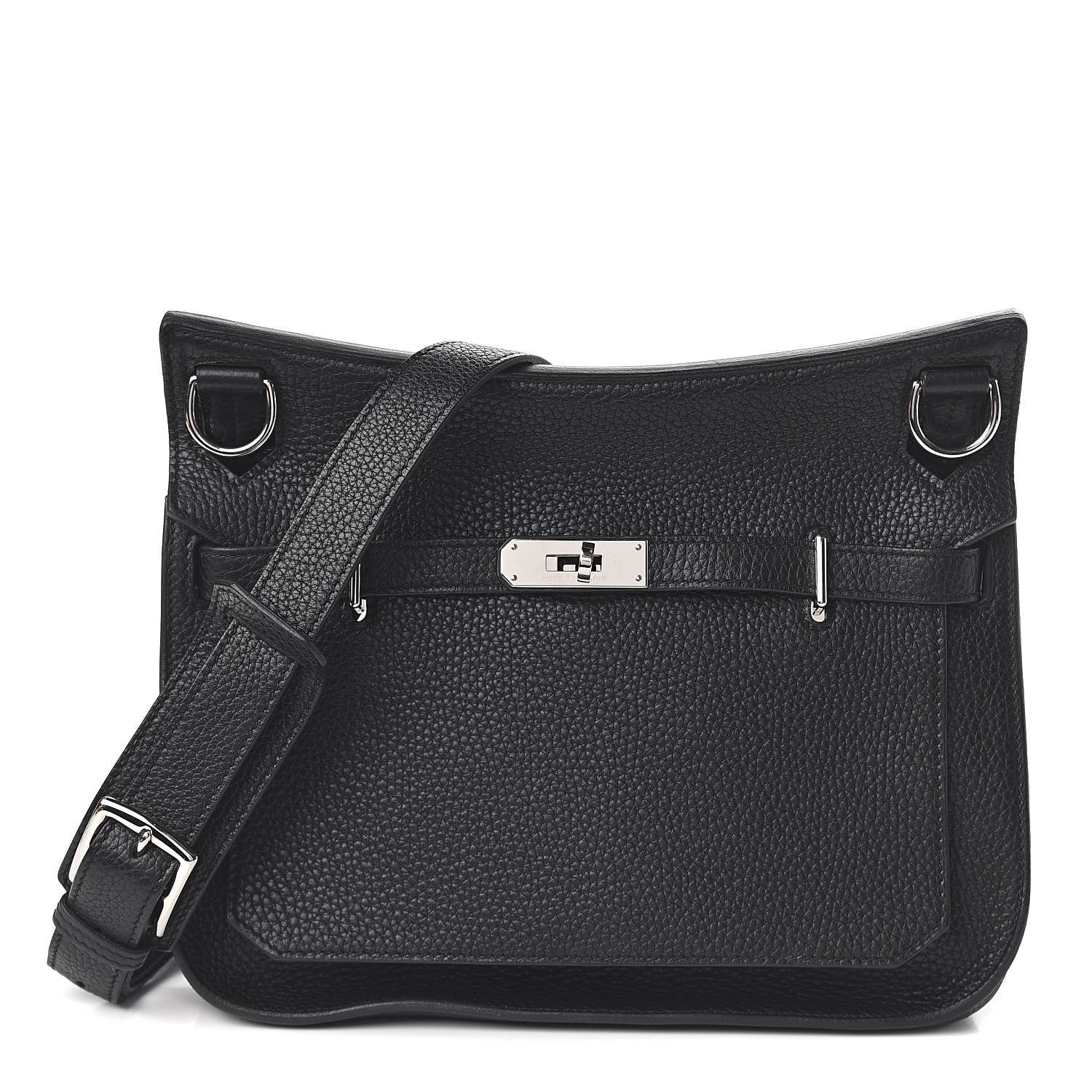 Hermes Taurillon Clemence Jypsiere 28 Black 1 of 11