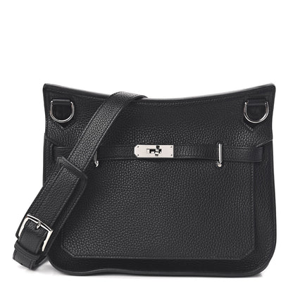 Hermes Taurillon Clemence Jypsiere 28 Black 1 of 11