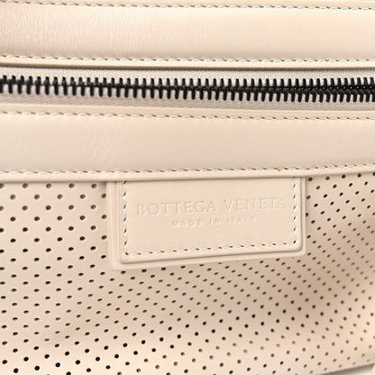 Bottega Veneta Perforated Calfskin Leggero Intrecciato Belt Bag Mist Plaster 6 of 10