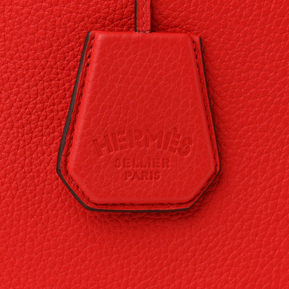 Hermes Taurillon Clemence SilkyCity 33 Rouge De Coeur 6 of 10