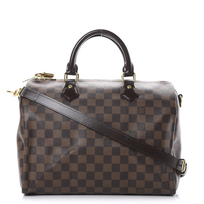 Louis Vuitton Damier Ebene Speedy Bandouliere 30 1 of 11