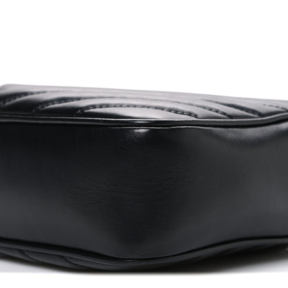 Saint Laurent Calfskin Matelasse Monogram Lou Camera Bag Black 10 of 10