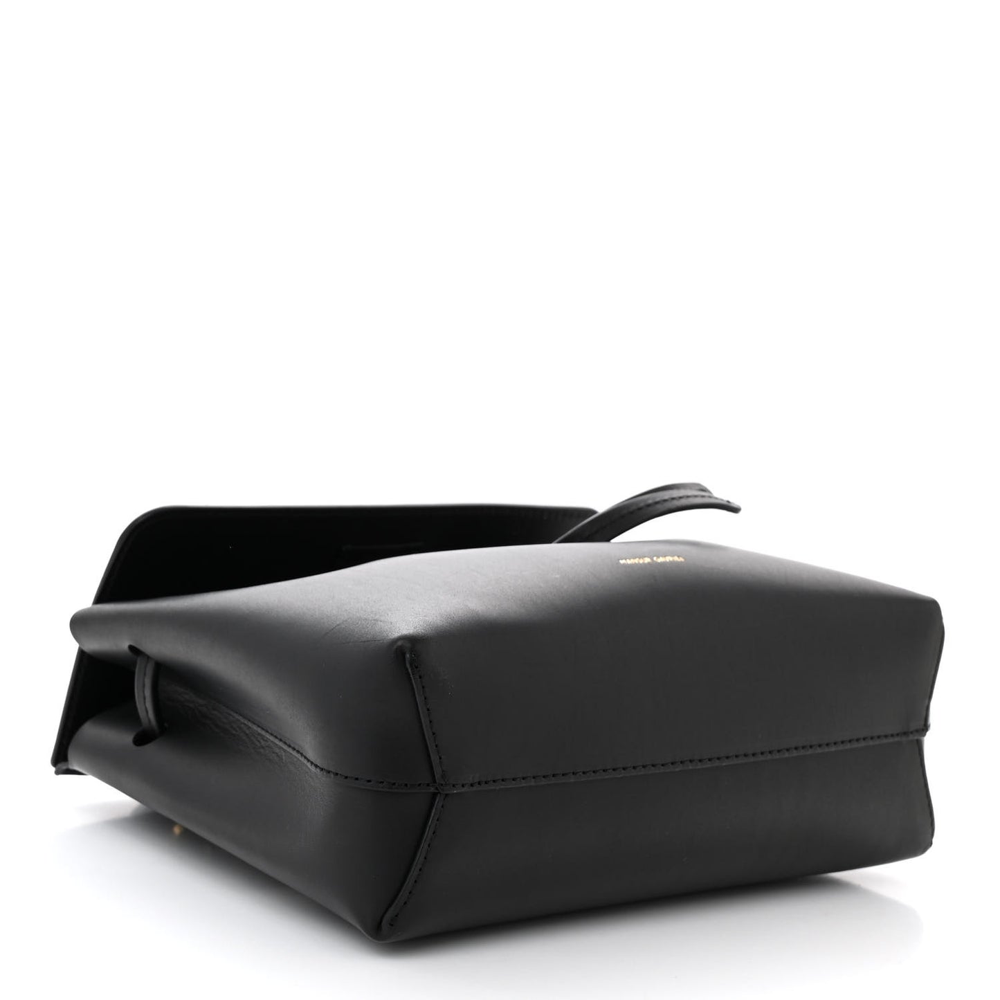 Calfskin Mini Mini Lady Bag Black Flamma