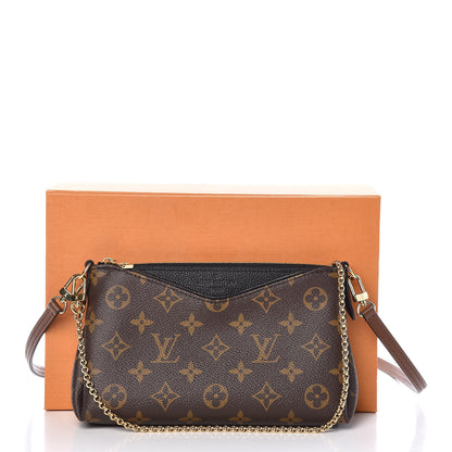 Louis Vuitton Monogram Pallas Clutch Black 11 of 11