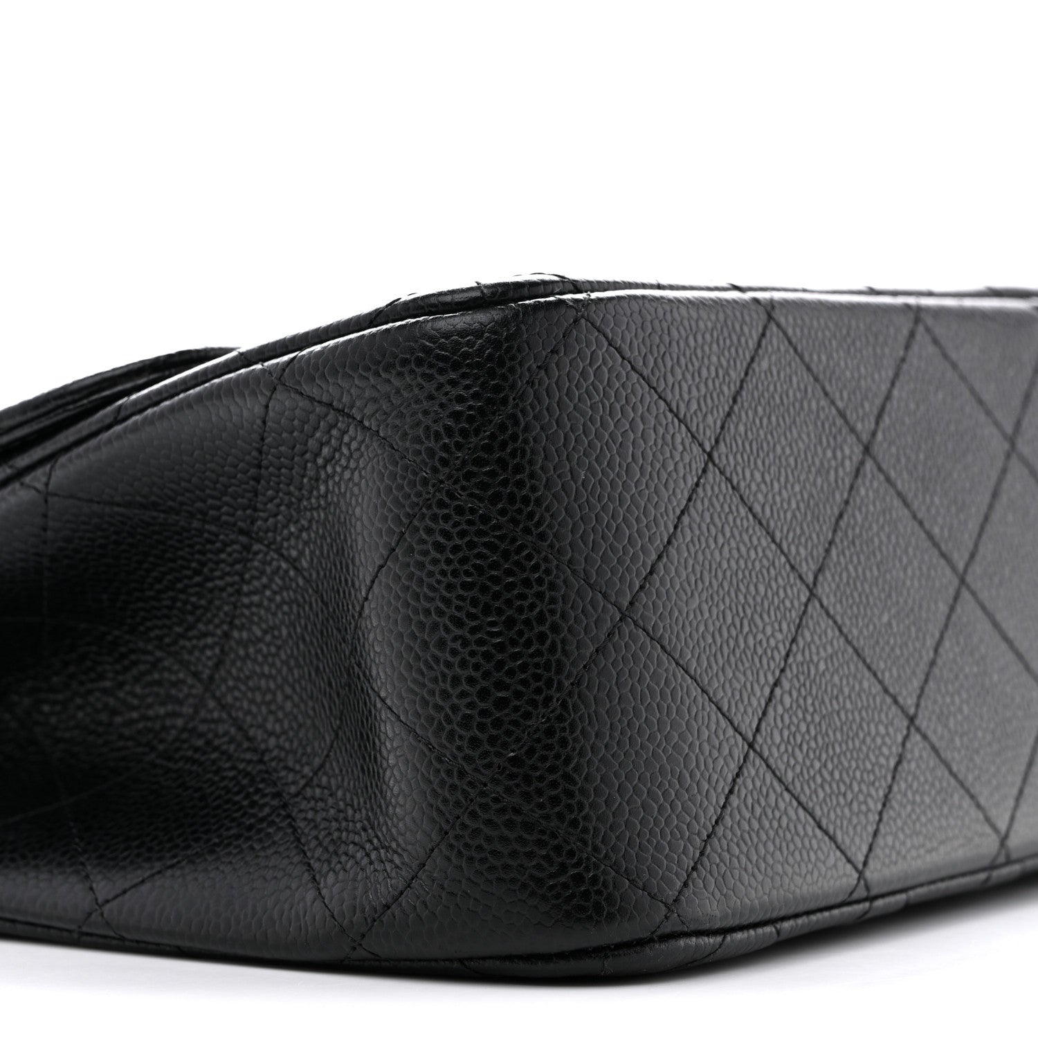 Chanel Caviar Quilted Jumbo Double Flap Black 9 of 13