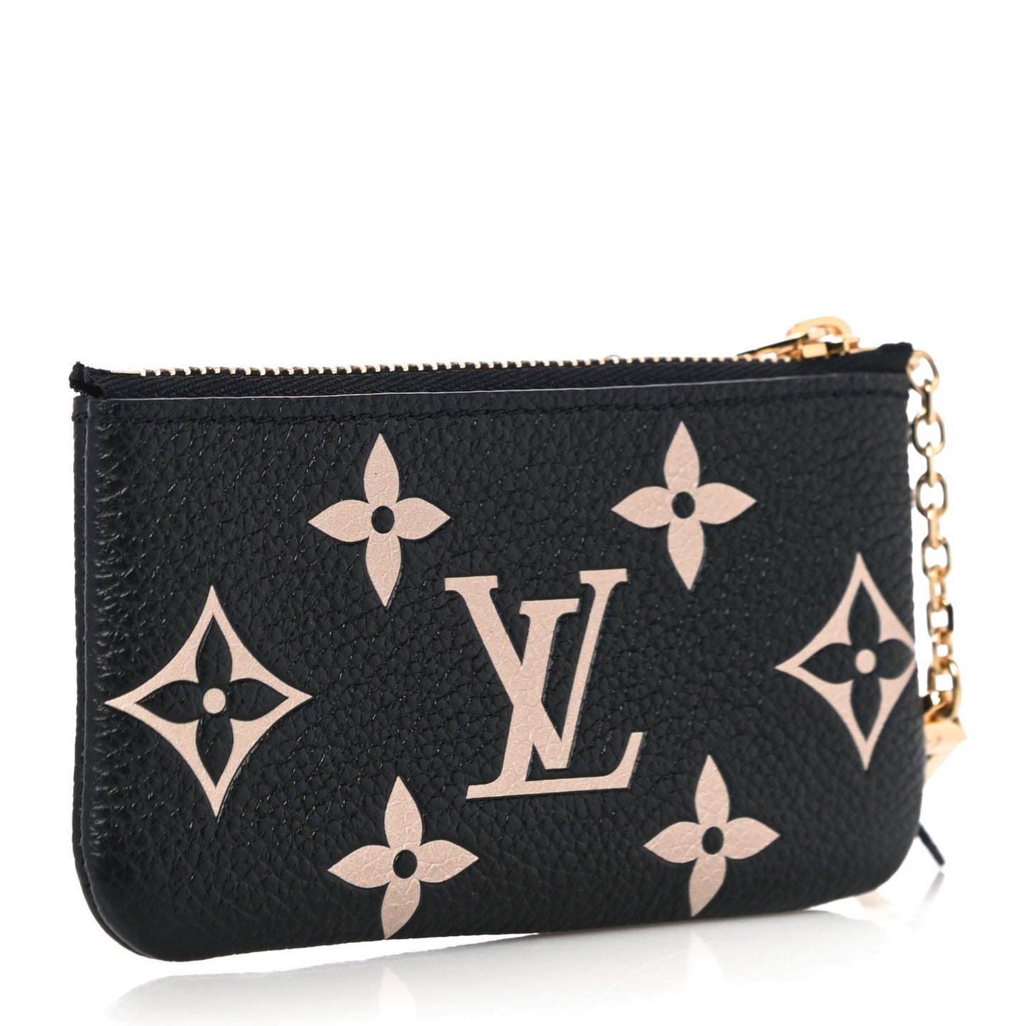 Empreinte Monogram Giant Key Pouch Black Beige