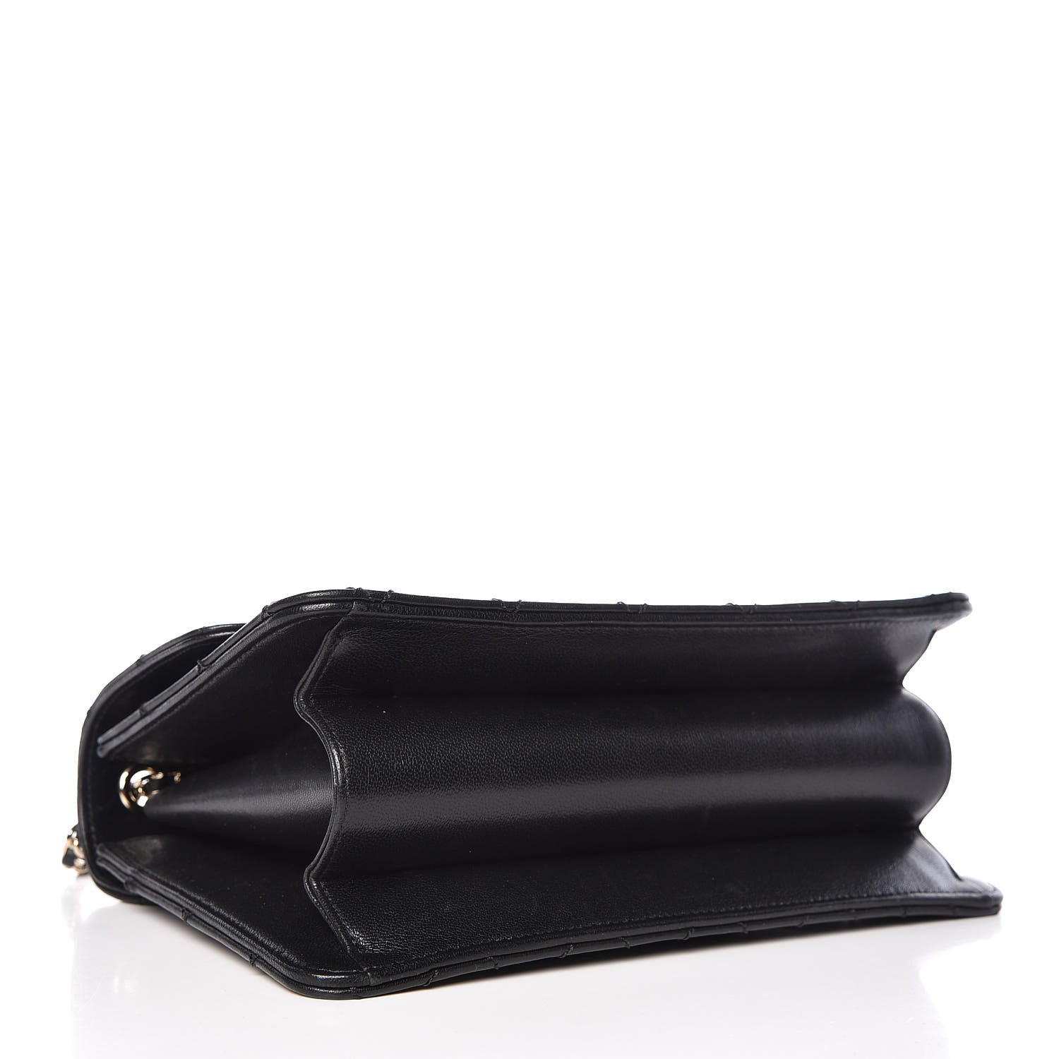 Chanel Sheepskin Quilted Beauty Lock Flap Black 5 of 13