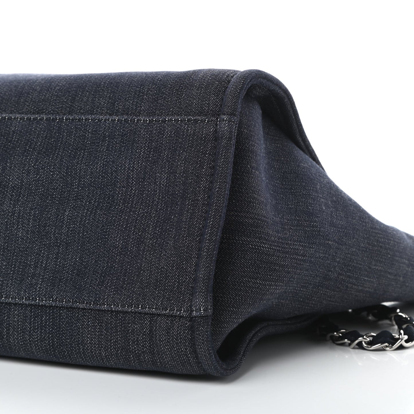 Denim Medium Deauville Tote Dark Blue