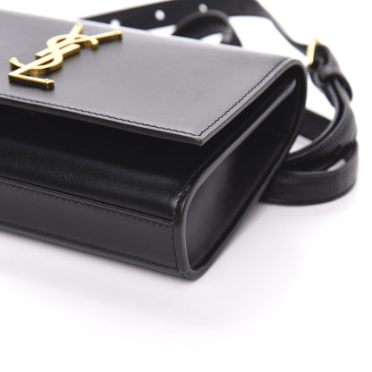 Saint Laurent Smooth Calfskin Monogram Kate Belt Bag Black 7 of 8