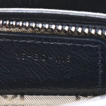 Christian Dior Metallic Lambskin Cannage Medium Lady Dior Navy Blue 7 of 12