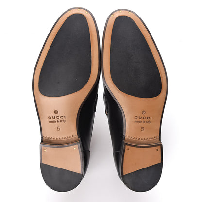 Gucci Calfskin Horsebit Mens Jordaan Loafers 5 Black 5 of 7
