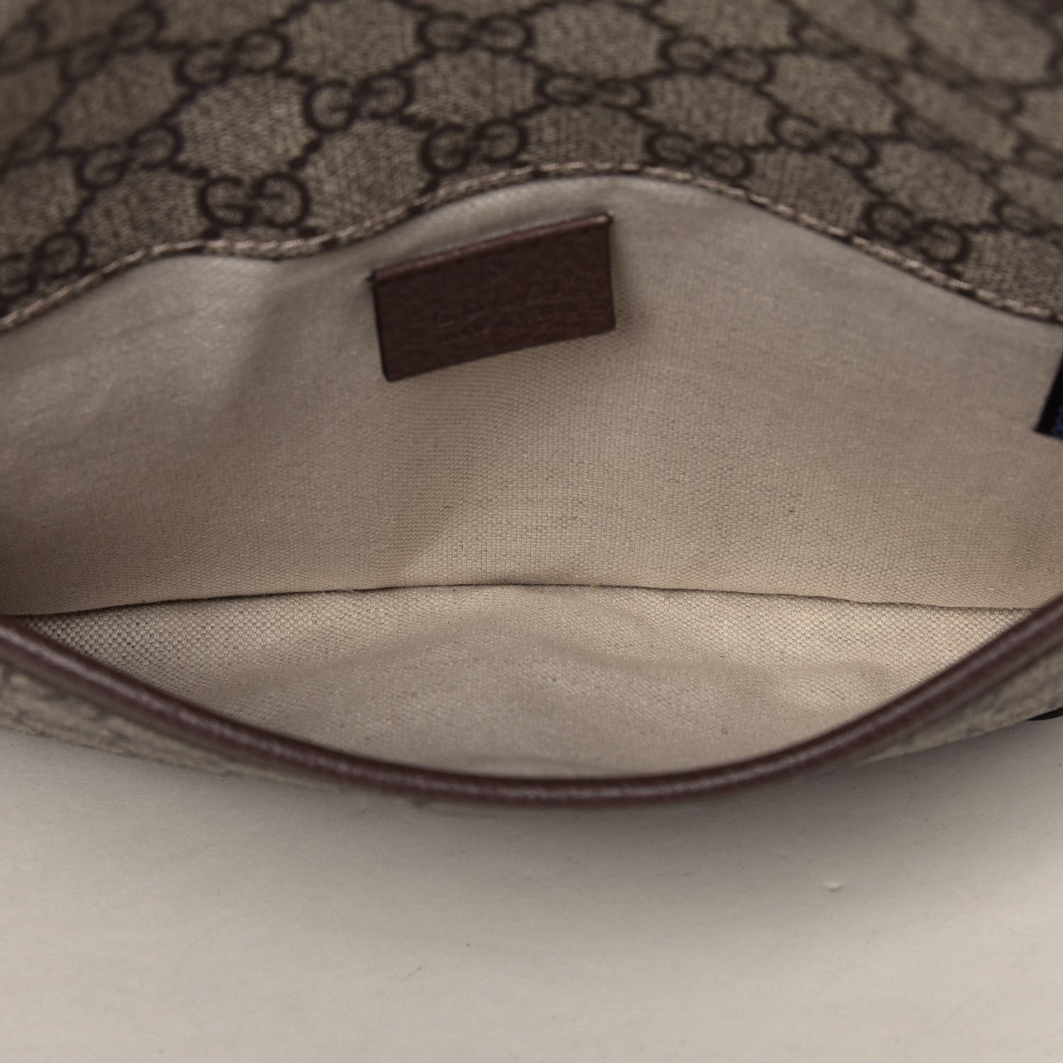 Gucci GG Supreme Monogram Neo Vintage Web Belt Bag Brown 7 of 8