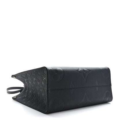 Louis Vuitton Empreinte Monogram Giant Onthego MM Black 4 of 8