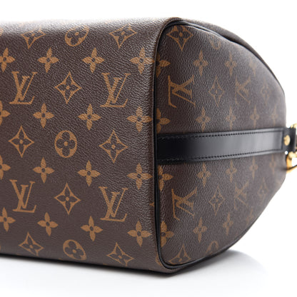 Louis Vuitton Monogram My World Tour Speedy Bandouliere 30 Black 7 of 11