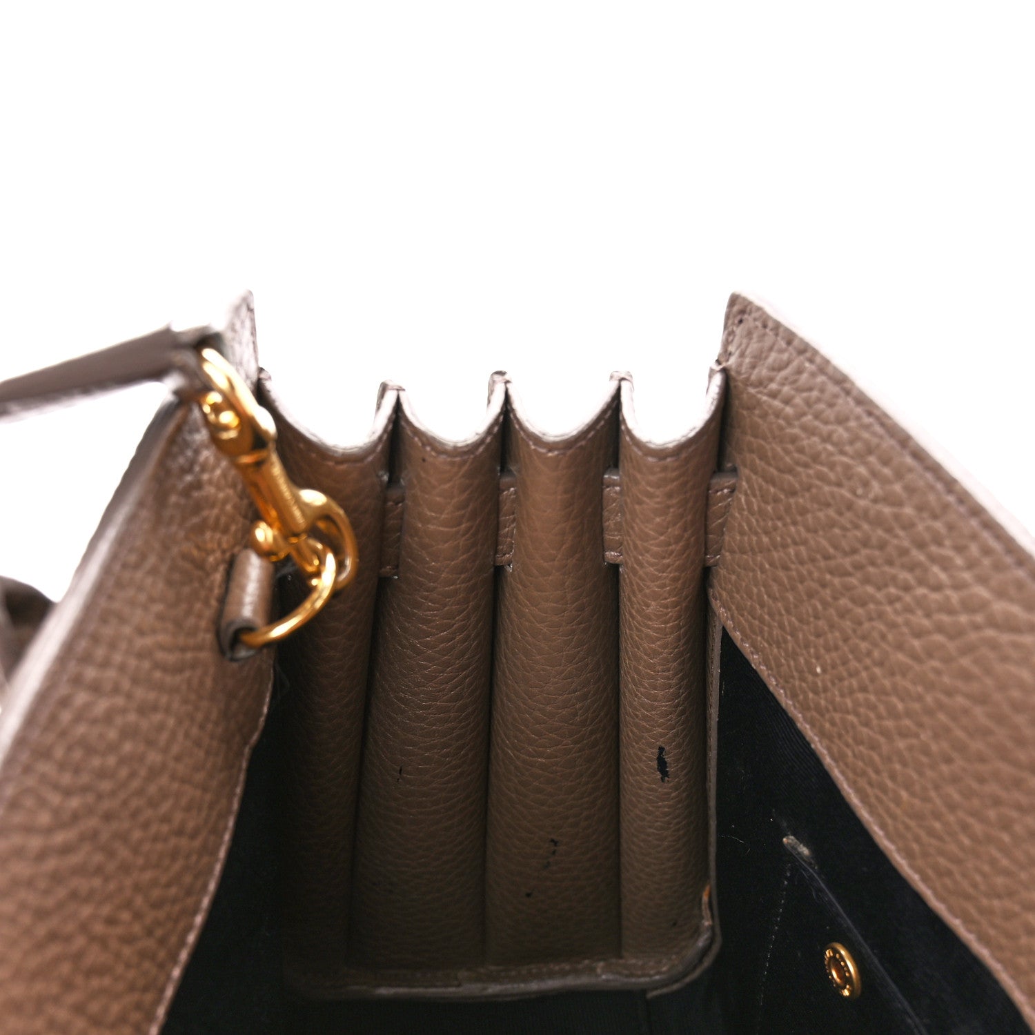 Saint Laurent Grained Calfskin Nano Sac De Jour Poudre Taupe 12 of 16