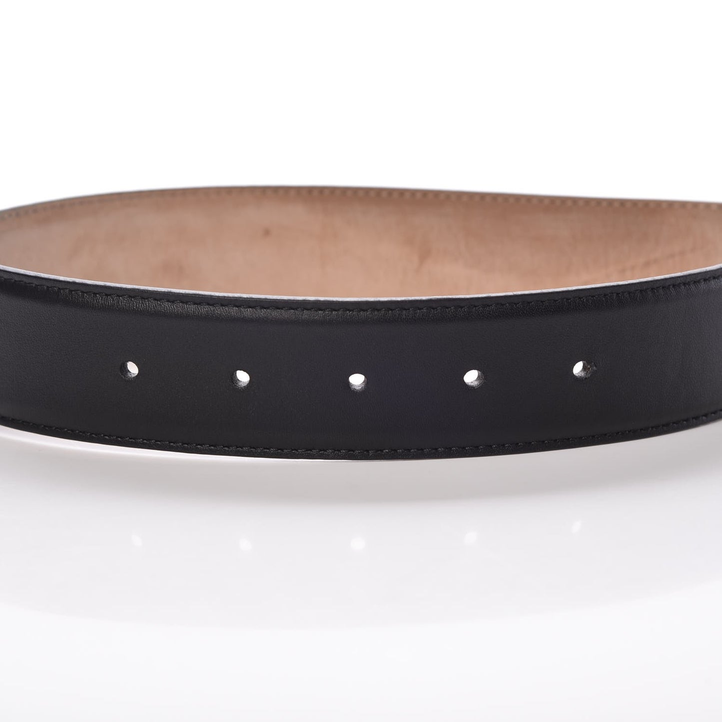 Calfskin Interlocking G 37mm Belt 80 32 Black