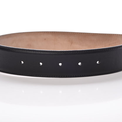 Gucci Calfskin Interlocking G 37mm Belt 80 32 Black 13 of 14