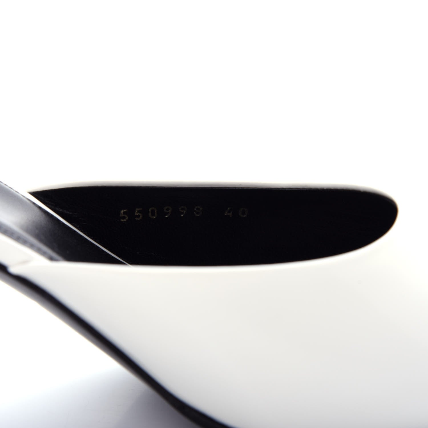Balenciaga Patinated Calfskin Mule Pumps 40 Optic White 10 of 11