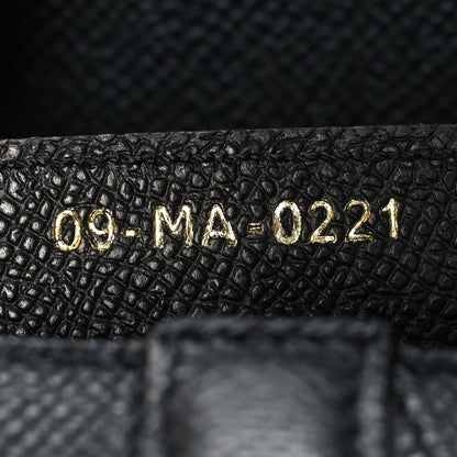 Christian Dior Grained Calfskin Saddle Bag Black 7 of 10