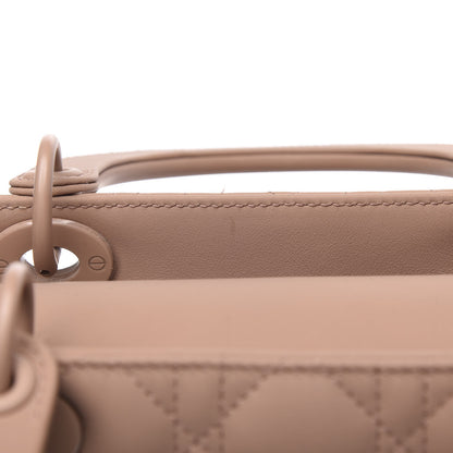 Christian Dior Ultra Matte Calfskin Cannage Medium Lady Dior Beige 10 of 12