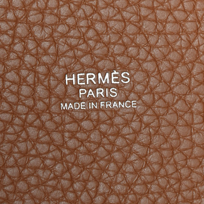 Hermes Taurillon Clemence Picotin Lock 22 MM Gold 10 of 17