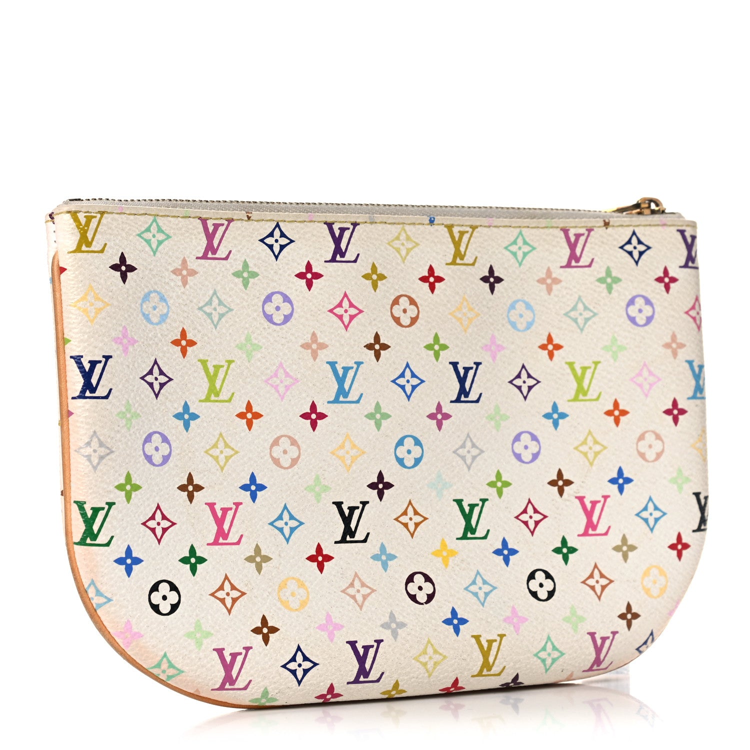 Louis Vuitton Monogram Multicolor Pochette Plate GM White 3 of 14
