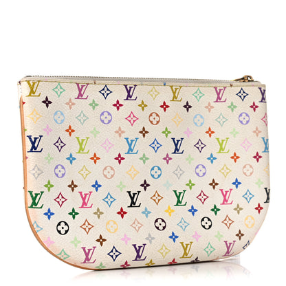 Louis Vuitton Monogram Multicolor Pochette Plate GM White 3 of 14