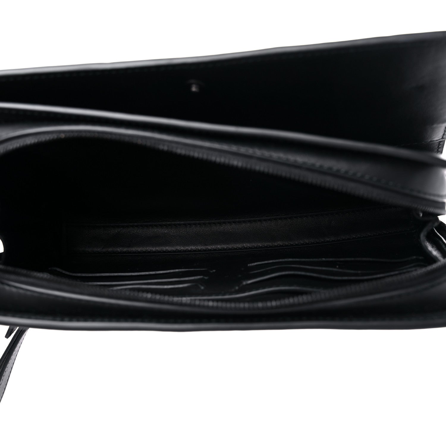 Bottega Veneta Nappa Intrecciato Wristlet Zip Wallet Black 6 of 10