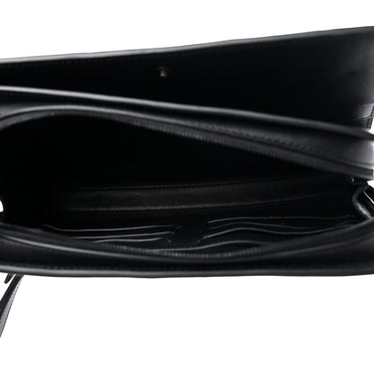 Bottega Veneta Nappa Intrecciato Wristlet Zip Wallet Black 6 of 10