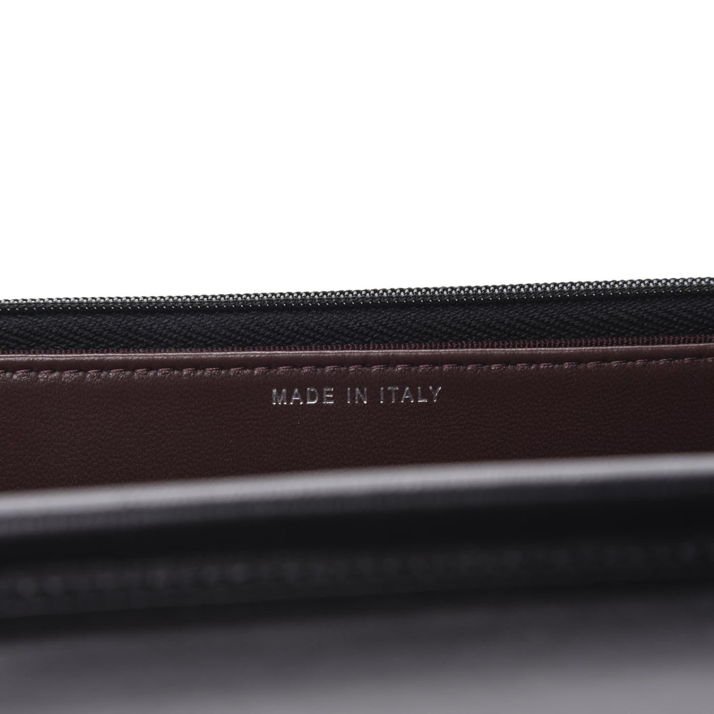 Lambskin Quilted Wallet On Chain WOC Black