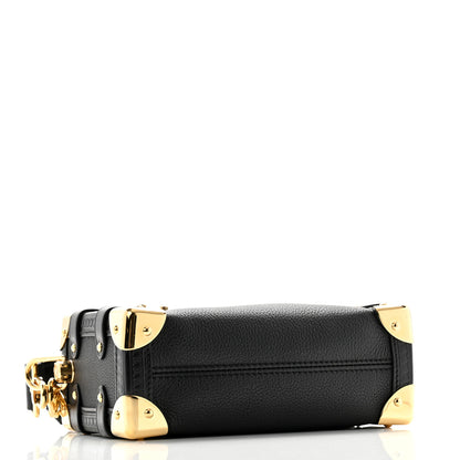 Louis Vuitton Grained Calfskin Side Trunk PM Black 4 of 11