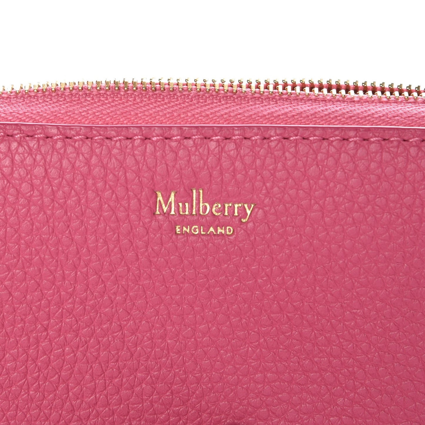 Small Classic Grain Medium Zip Around Wallet Candy