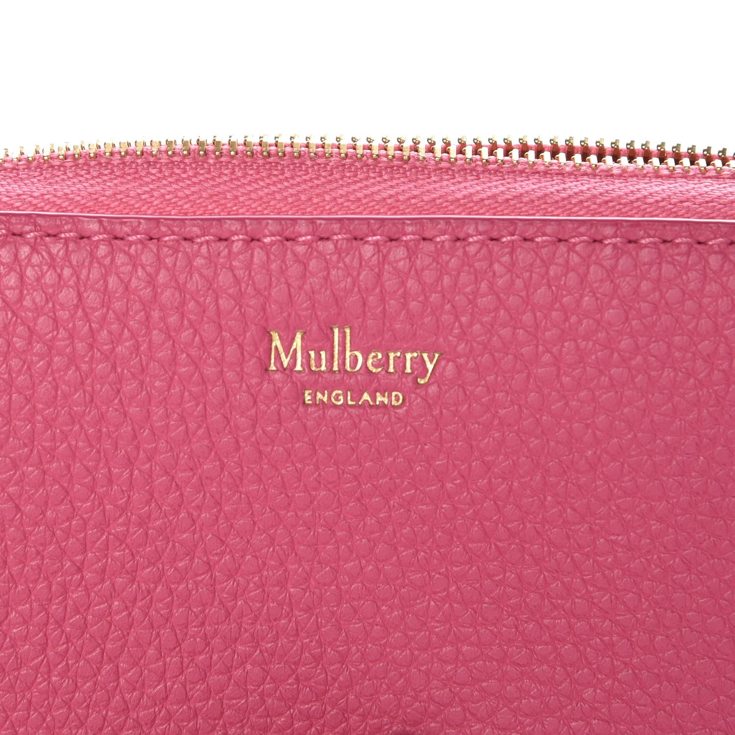 Mulberry Small Classic Grain Medium Zip Around Wallet Candy 7 of 8