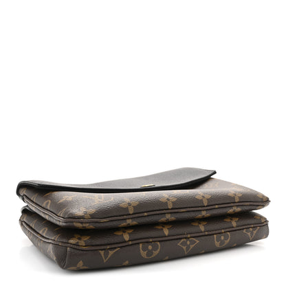 Louis Vuitton Monogram Twice Pochette Black 4 of 12