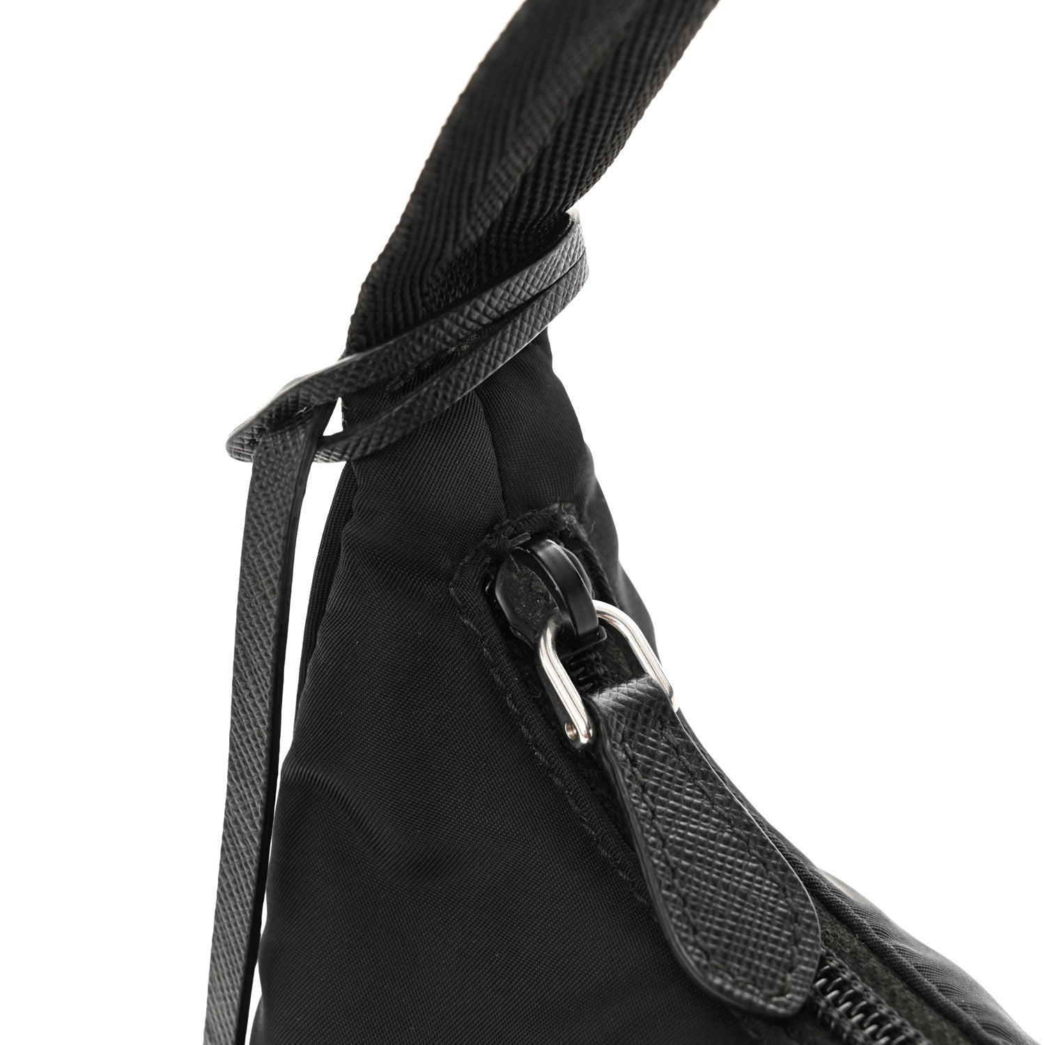 Prada Tessuto Nylon Mini Re-Edition 2000 Bag Black 12 of 13