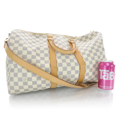 Louis Vuitton Damier Azur Keepall Bandouliere 45 3 of 8