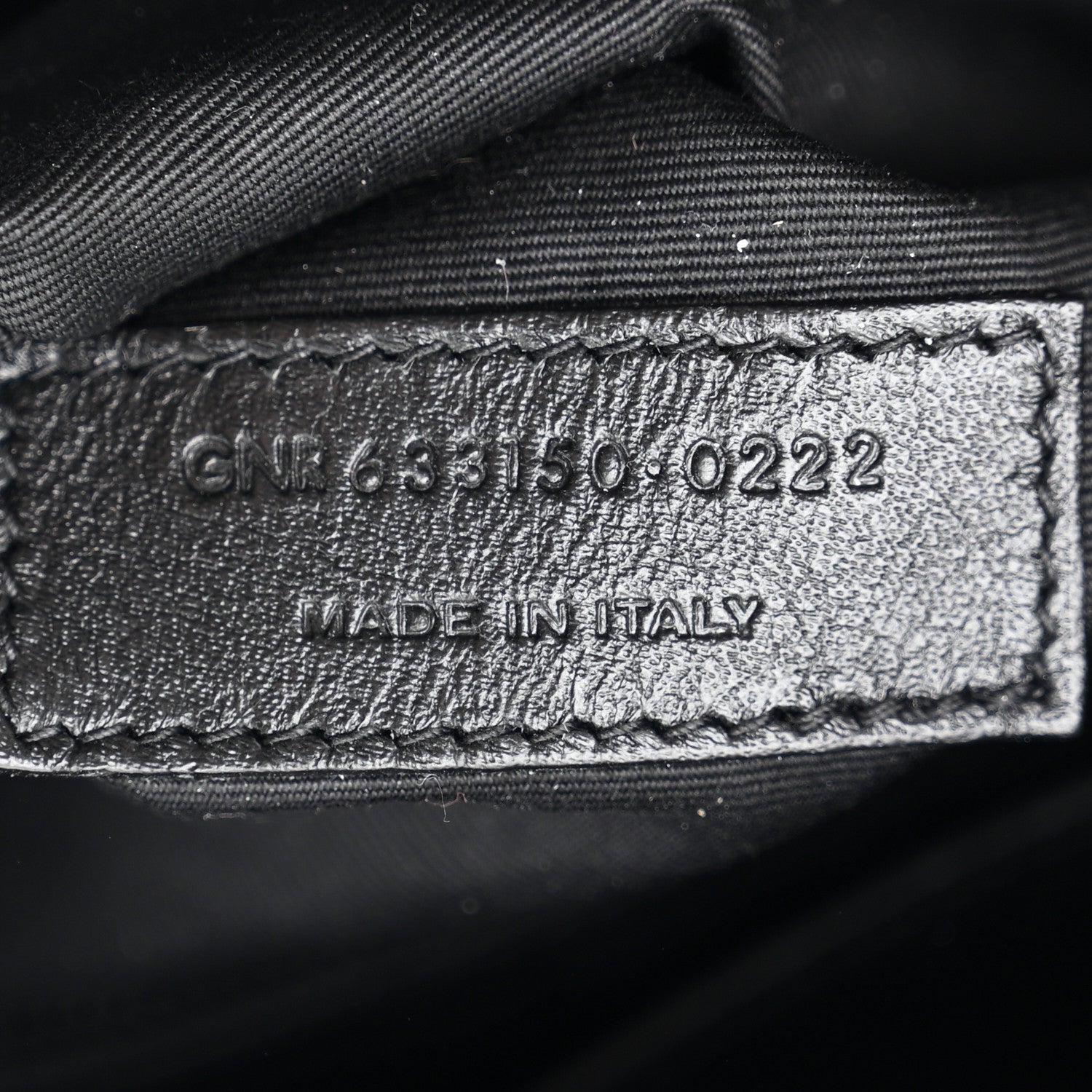 Saint Laurent Crocodile Embossed Lambskin Monogram Medium Niki Chain Satchel Black 7 of 10
