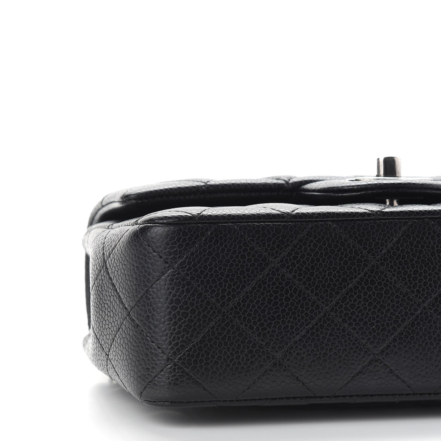 Chanel Caviar Quilted Mini Rectangular Flap Black 8 of 9