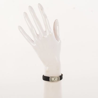 Tiffany 18K White Gold Satin Diamond Bezel 14mm Cocktail Quartz Watch 2 of 7