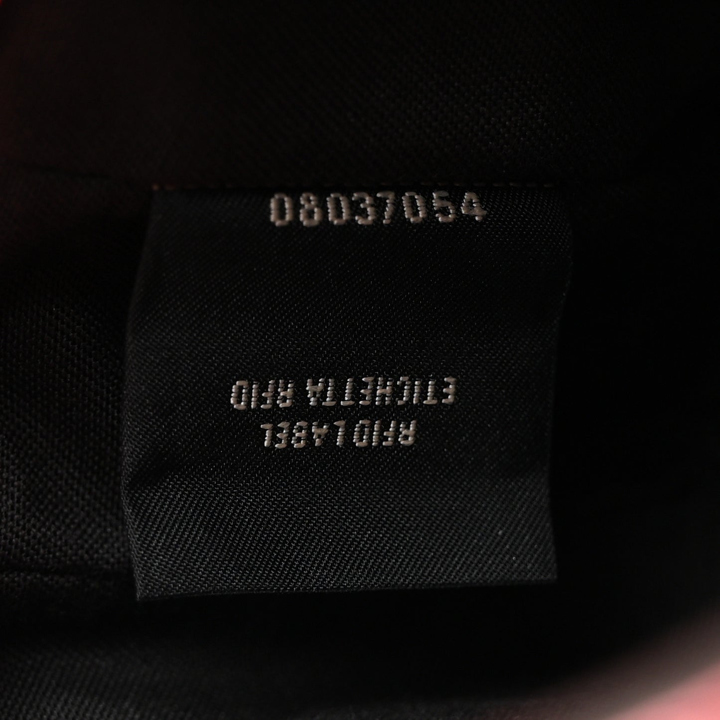 Nappa FF 1974 Embossed Mini Baguette Pink Dalia